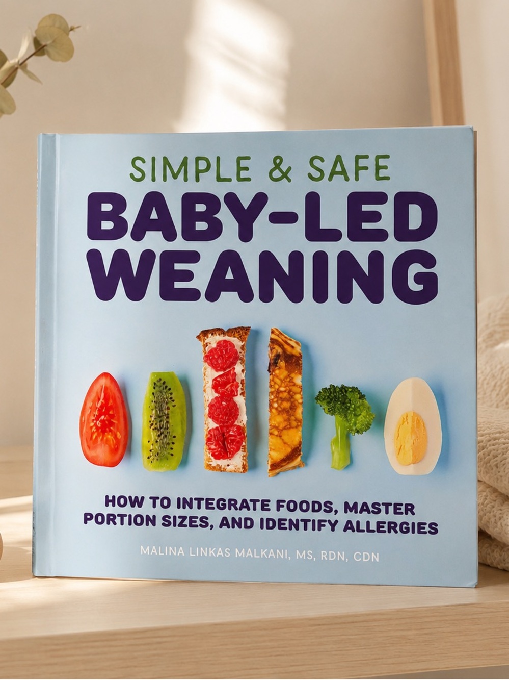 Simple & Safe Baby-Led Weaning Guide Book | BLW Feeding & Allergy Introduction